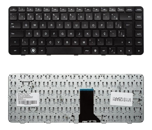 Teclado Hp Dv5 Dv5-2112br Dv5-2114br Dv5-2115br Dv5-2040br Ç