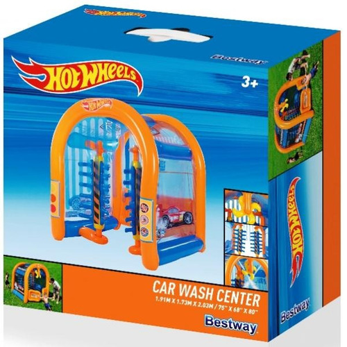 Bestway Hot Wheels Car Wash Center Inflable Original