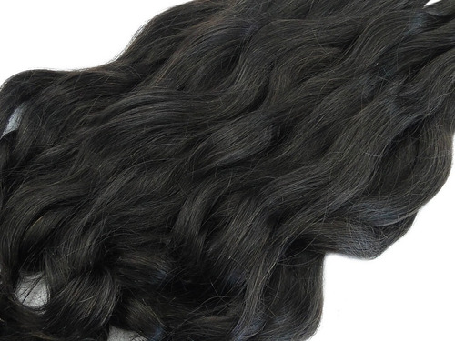 Imagem 2 de 3 de Cabelo Humano 100 Gr. Liga Azul 70/75 Cm Barato