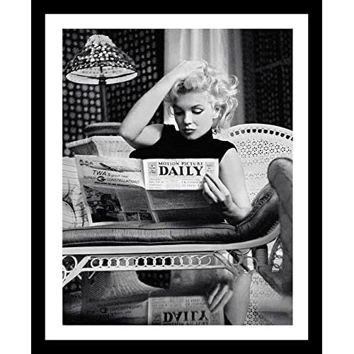 Enmarcado Marilyn Monroe Lectura Motion Picture Daily 1...