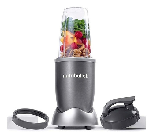 Imagen 2 de 2 de Licuadora portátil NutriBullet 600-series 600W 5 Accesorios 710 mL gris con vaso de tritan 120V