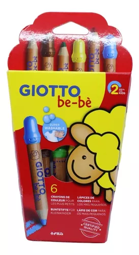 Lápices de Colores Giotto Bebé Set de 6