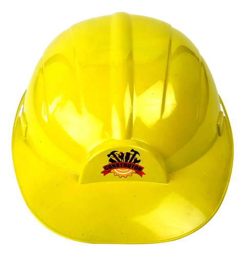 100 Chapéu Obra Capacete Igreja Adulto Infantil Amarelo