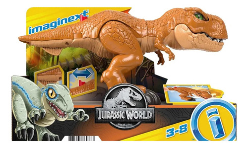 Dinosaurio T Rex Imaginext P/ Niño +3 C Movimiento Jurassic 