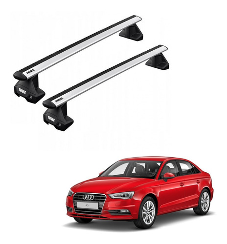 Rack Bagageiro Teto Evo Audi A3 Sedan 2013 Á 2020 Thule