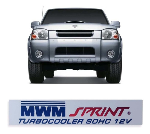 Emblema Motor Mwm Nissan Frontier 2.8 Turb Sprint Cooler 12v