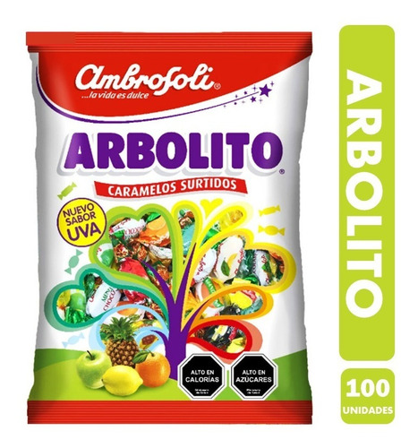 Caramelo Arbolito (bolsa Con 100 Unidades)