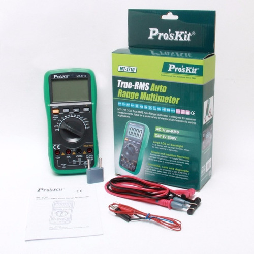 Imagen 4 de 6 de Tester Proskit Multimetro Digital Autorango True Rms