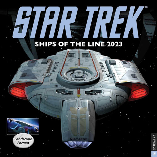 Star Trek: Calendario Pared 2023 Ships Of The Line