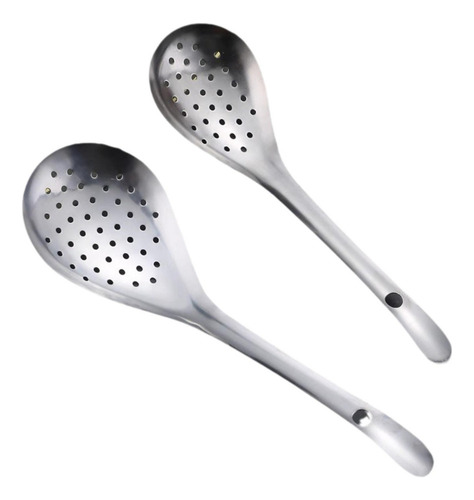 2 Piezas De Cuchara Ranurada De Cocina, Cuchara Para Freír,