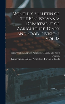 Libro Monthly Bulletin Of The Pennsylvania Department Of ...