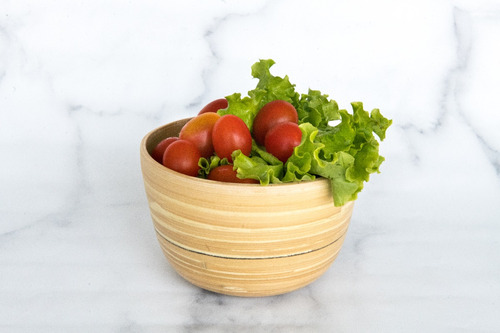 Bowl - Recipiente Chico De Bambú - Diámetro 16 Cm