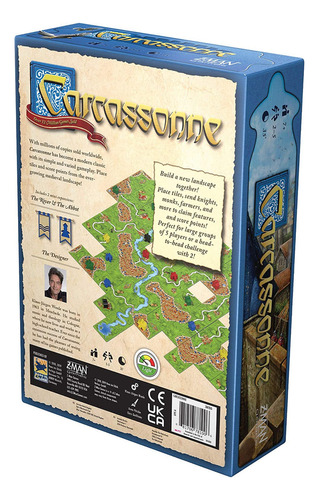 Juego De Mesa De Carcassonne (juego Base) | Juego De Mesa Fa