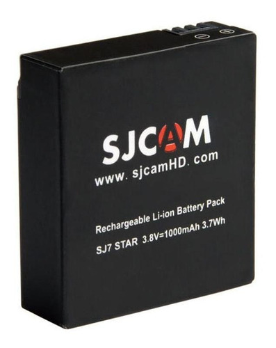 Bateria Sjcam Sj7 Star 1000mah Recarregável Li-ion 3.8v