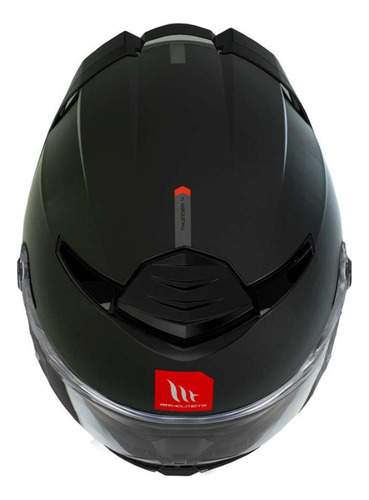 Imagen 4 de 7 de Casco Para Moto Mt Helmets Thunder 4sv A1 Solid Negro Gloss