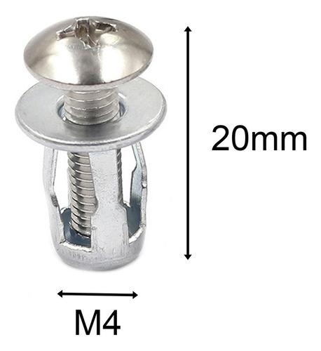 30 Tuercas Remachadas En Forma De Pétalo Para Colocar Metal