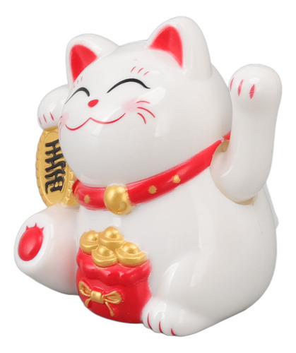 Decoración De La Suerte China Con Forma De Gato Ondeando Con