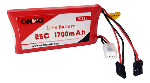 Bateria Onbo Power Life 1700mah 6.6v 25c 2s Jst Futaba Jr