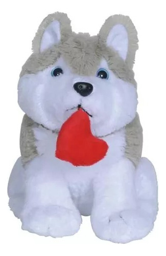 Cachorrinho De Pelúcia Com Coração 25cm - Lovely Toys