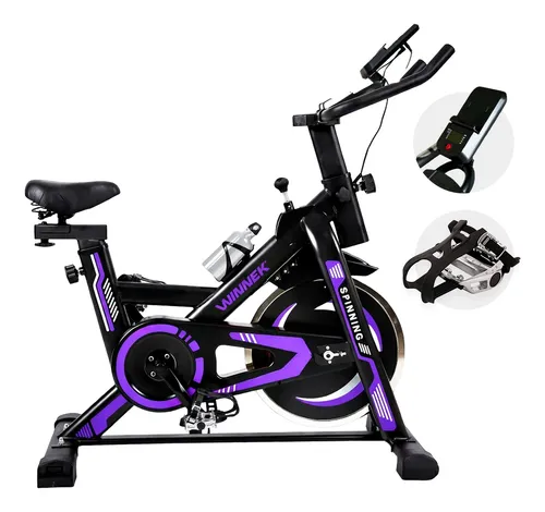 Bicicleta Ergométrica Spinning Com Roda Inércia De 13kg Mecânica ...