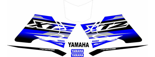 Calcos Para Yamaha Xtz 125 Azul