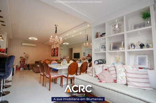 Imagem 1 de 24 de Acrc Imóveis - Apartamento Semimobiliado Com Piscina E Academia Para Venda No Bairro Centro - Ap04305 - 69334994