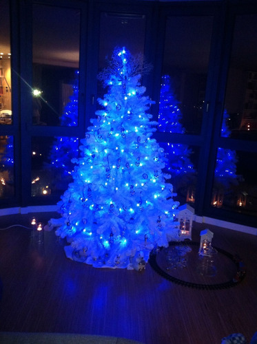 Serie Navideña 300 Leds Azules Luces Navideñas