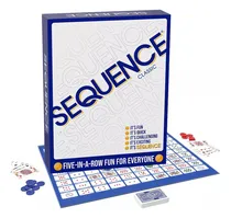 Comprar Sequence Clásica Juego De Mesa En Inglés Sequence Clásico Juego De Mesa De Estrategia Con Cartas Para 2-12 Personas En Ingles