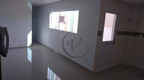 Apartamento Com 2 Dormitórios À Venda, 55 M² Por R$ 260.000,00 - Vila Pires - Santo André/sp - Ap10254