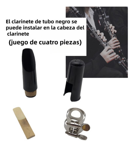Bocinas Y Embocadura De Clarinete En Si Bemol Boquilla