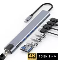 Comprar Hub Tipo C 10 In 1 Macbook Pro Y Macbook Air Puerto Jr45