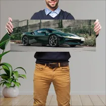 Comprar Cuadro 30x80cm Auto 2020 Ferrari Sf90 Stradale A 757