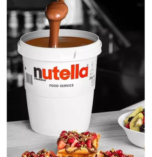 Nutella Pasta De Avellanas En Pote De 3kg X 4 Unidades