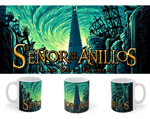 Rnm0345 Taza Tazon El Señor De Los Anillos Lord Of The Rings