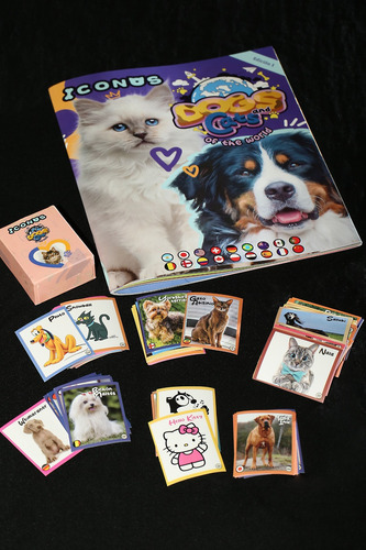 Album Perros Y Gatos Del Mundo 169 Stickers 