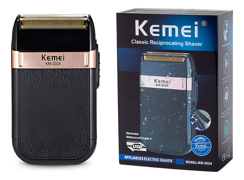 Aparelho De Barbear Bivolt Kemei Km2024