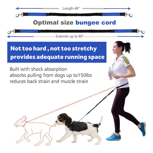 Coleira Para Cães Sem Usar As Mãos: Correr, Caminhar, Fazer