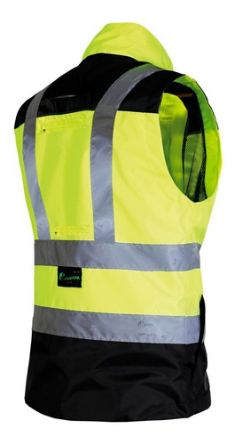 Imagen 2 de 4 de Chaleco Jyrsa Sr-1320 Ejecutivo De Seguridad Con Reflejantes