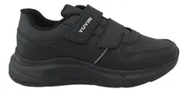 Comprar Tenis Escolar Niños Niñas Ligeros Cómodos Yuyin 23211 Negro