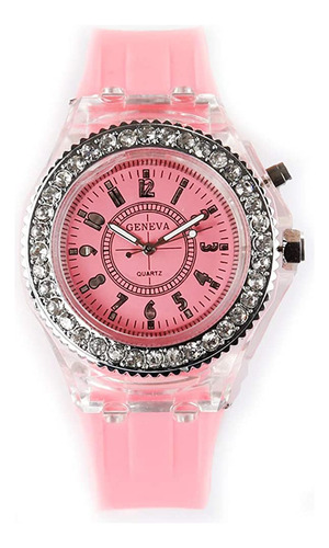 ~? Cdybox Silicone Bling Watch Led Luces De Colores Luminosa