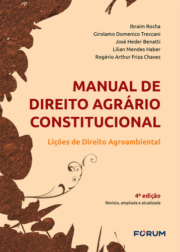 Manual De Direito Agrário Constitucional