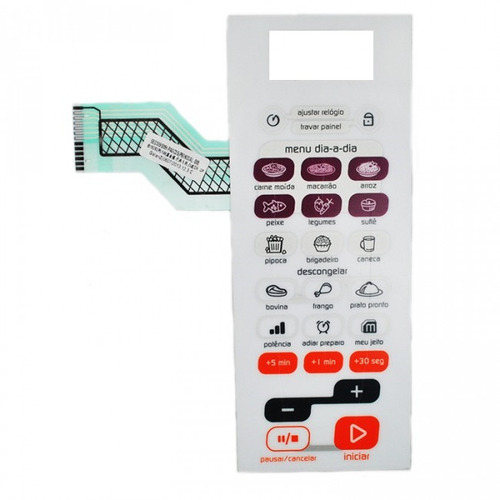 Imagem 1 de 2 de Membrana Microondas Brastemp Bms45 Active