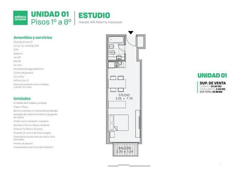 Departamento En Venta Palermo 1 Ambiente