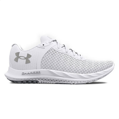 Tenis para mujer Under Armour Charged Breeze color white/metallic silver - adulto 4 MX