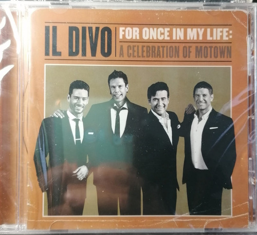 Il Divo - For Once In My Life: A Celebration Of Motown Cd