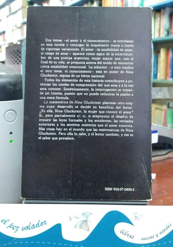 La Matemática De Nina Gluckstein - Esther Vilar (Usado)