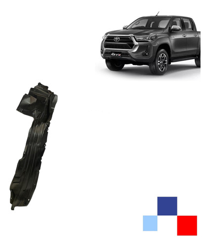 Guardafango Delantero Toyota Hilux Dx 2016-2020