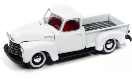 Johnny Lightning 1:64 1950 Chevrolet 3100 Pickup Blanco