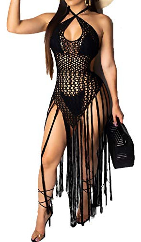 Salimdy Mujer Swimwear Cover Up Lace Pareo B07rpxn3mz_070424