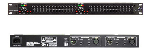 Ecualizador De Audio Estéreo Profesional Para 15 Bandas Palm